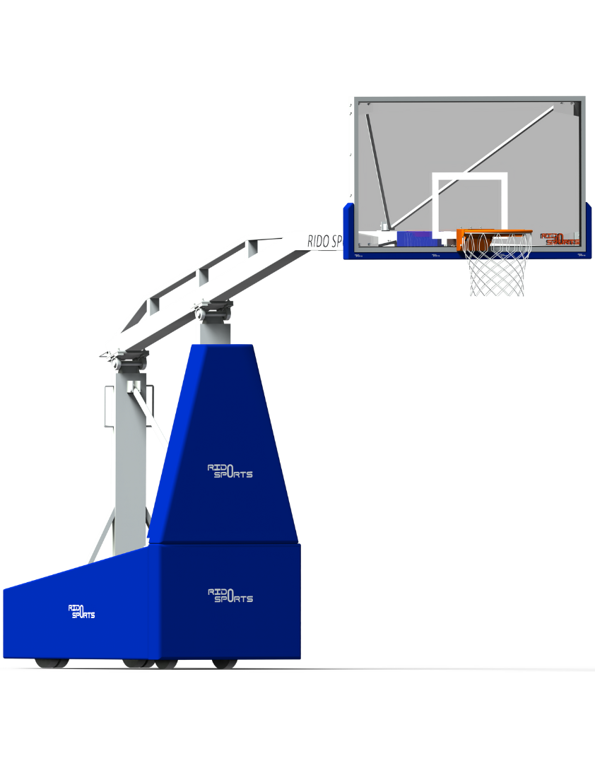Movable Basketball Backstop Unit Image